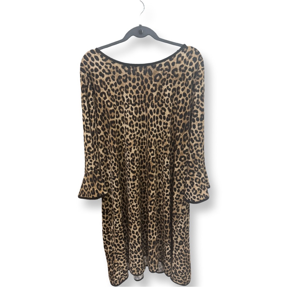 Michael Kors Leopard Print Midi Dress